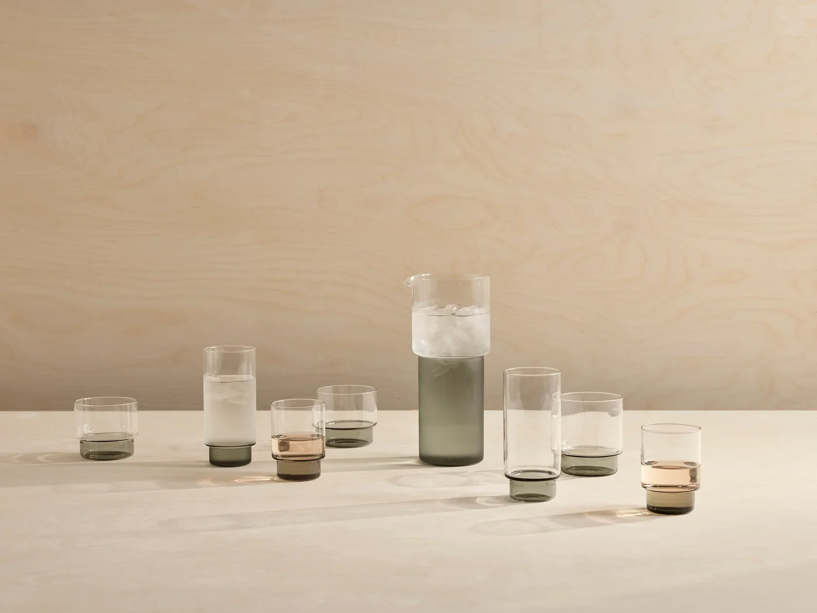 RYE Short Tumbler Glass / SMOKE / SET OF 2, Aaron Probyn - Image 3