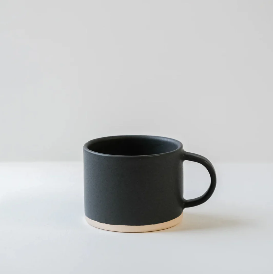 Short Mug - Charcoal, Dor & Tan