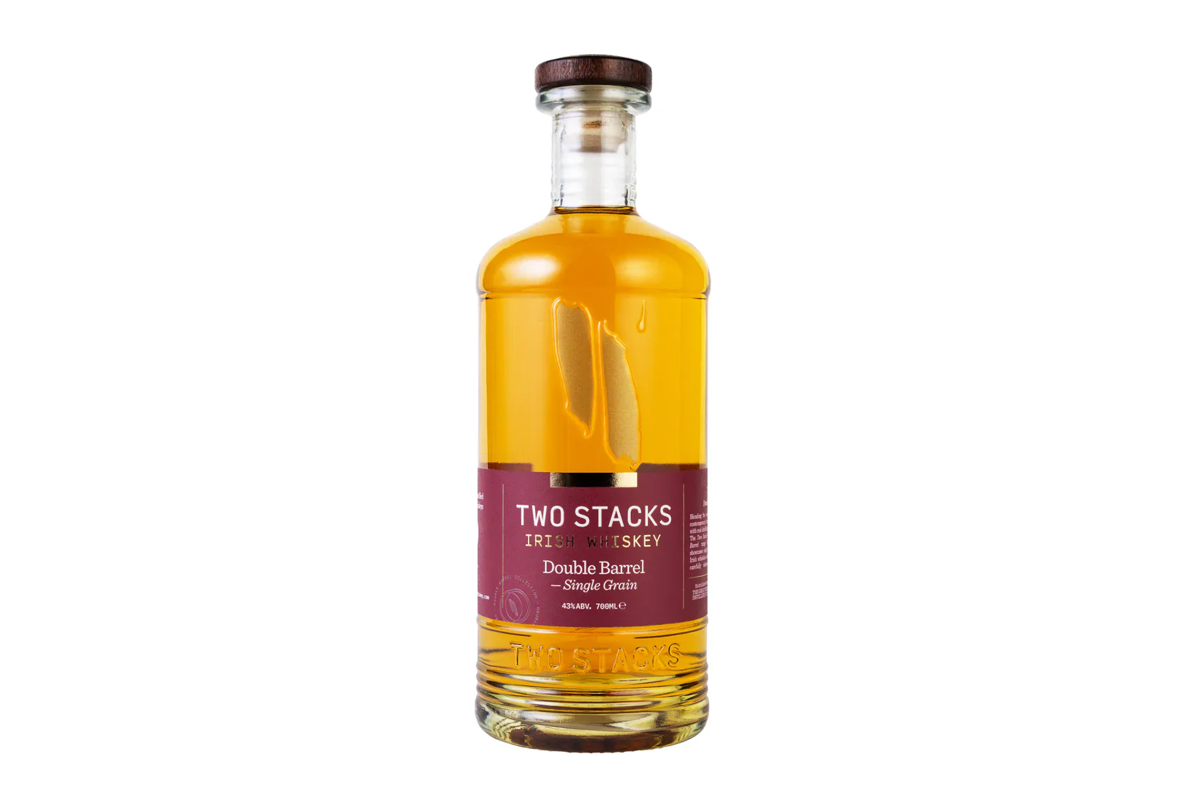 SINGLE GRAIN - DOUBLE BARREL - 43% 700ML, Two Stacks Whiskey