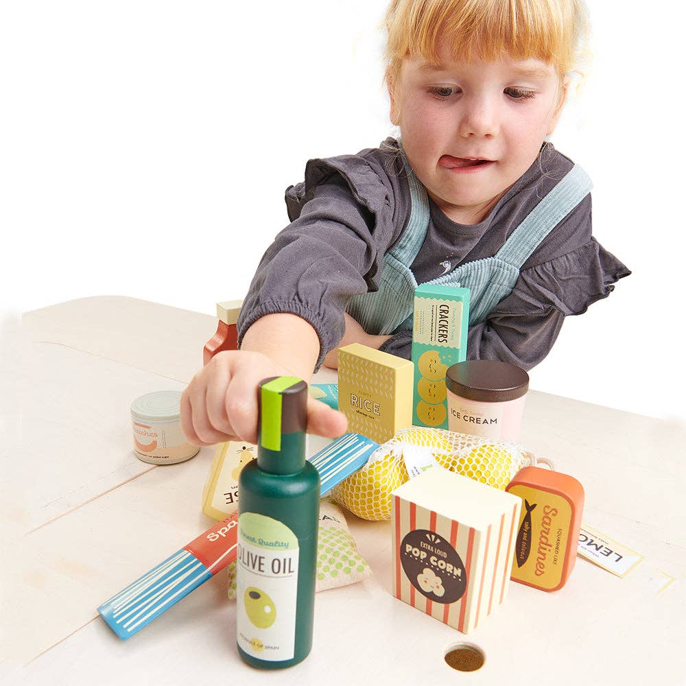 Supermarket Grocery Set, Wooden Children’s Toys, Tender Leaf Toys - Image 2