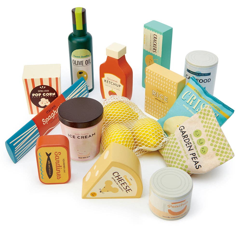 Supermarket Grocery Set, Wooden Children’s Toys, Tender Leaf Toys - Image 4