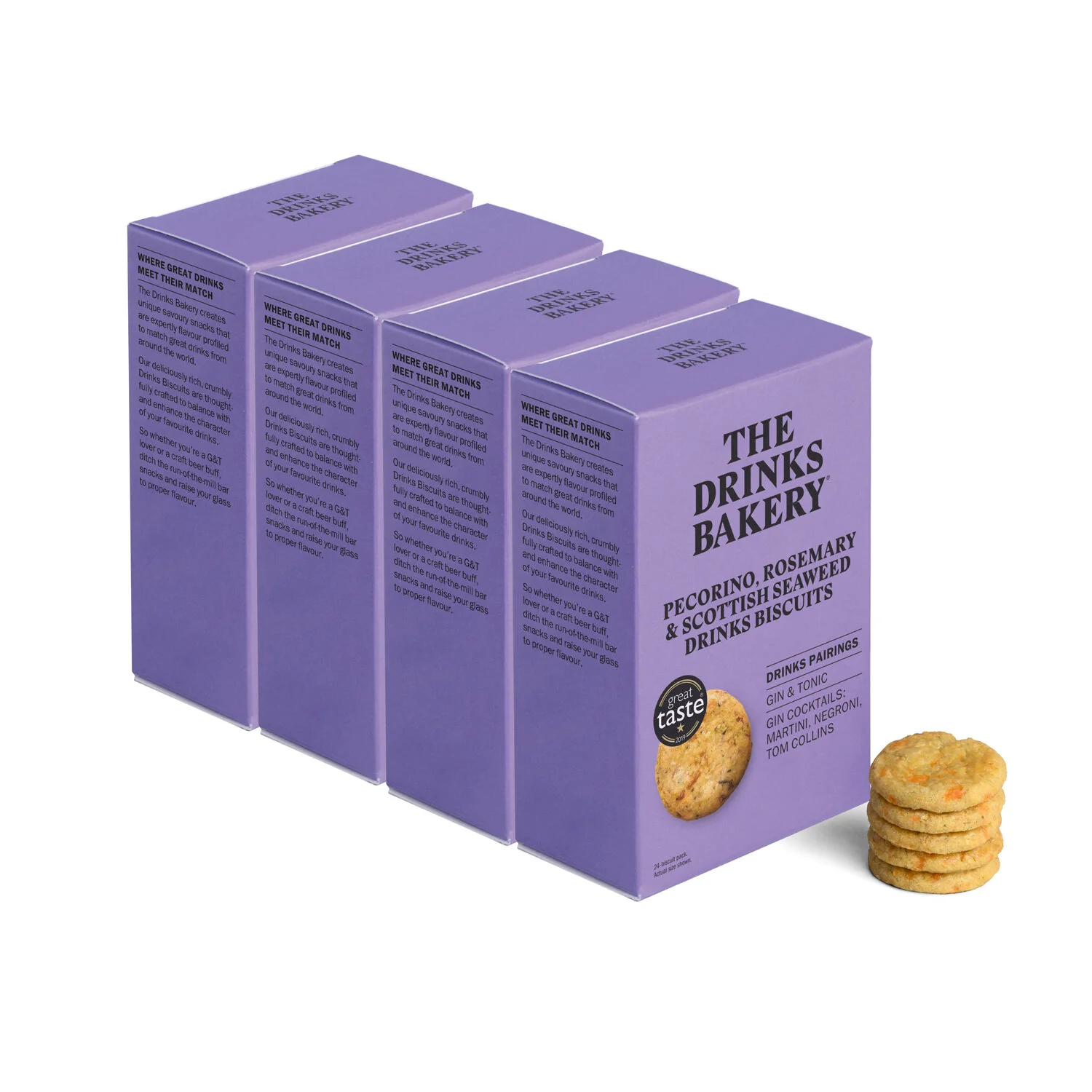 Drinks Biscuits, Pecorino, Rosemary & Seaweed, The Drinks Bakery, 110g