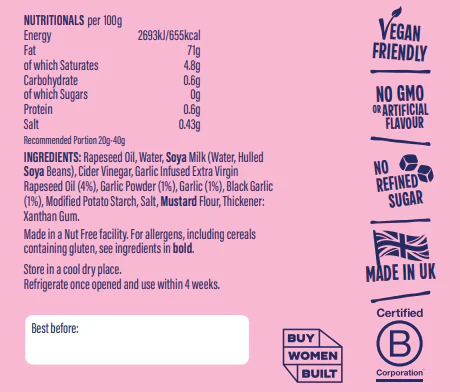 Triple Garlic Mayo, Nojo 160g - Image 3