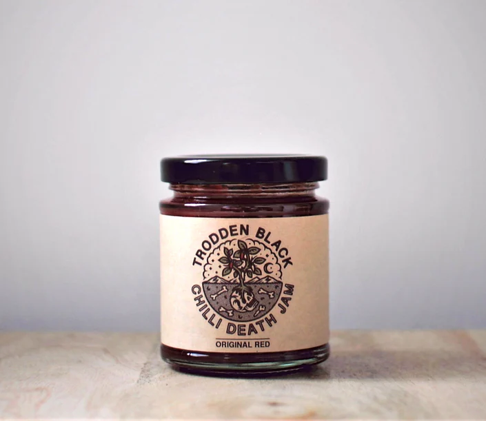 Chilli Death Jam (original red) Medium, Trodden Black, 200g