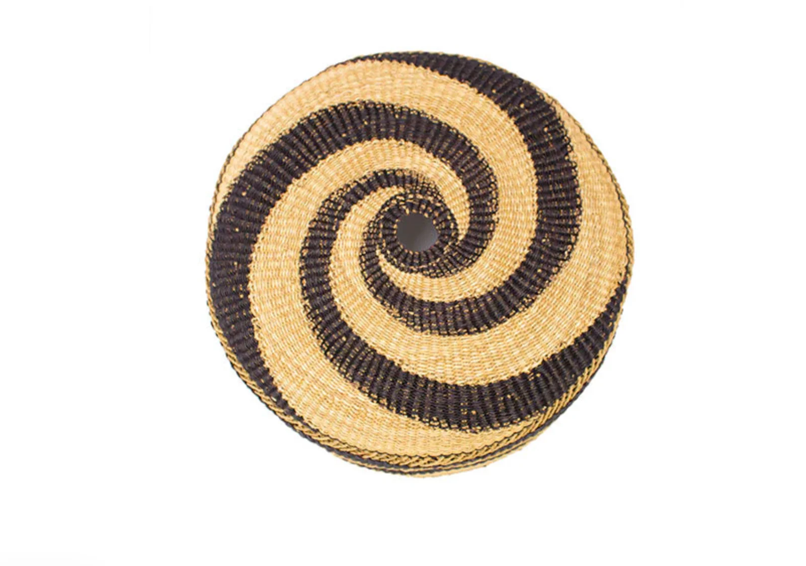 AARVEN Ghanaian Handwoven Lightshade, Lampshade, Whirlwind' - Image 3