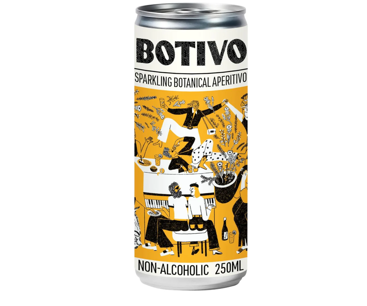 Botivo Soda Cans - Non Alcoholic Aperitivo, 250ml