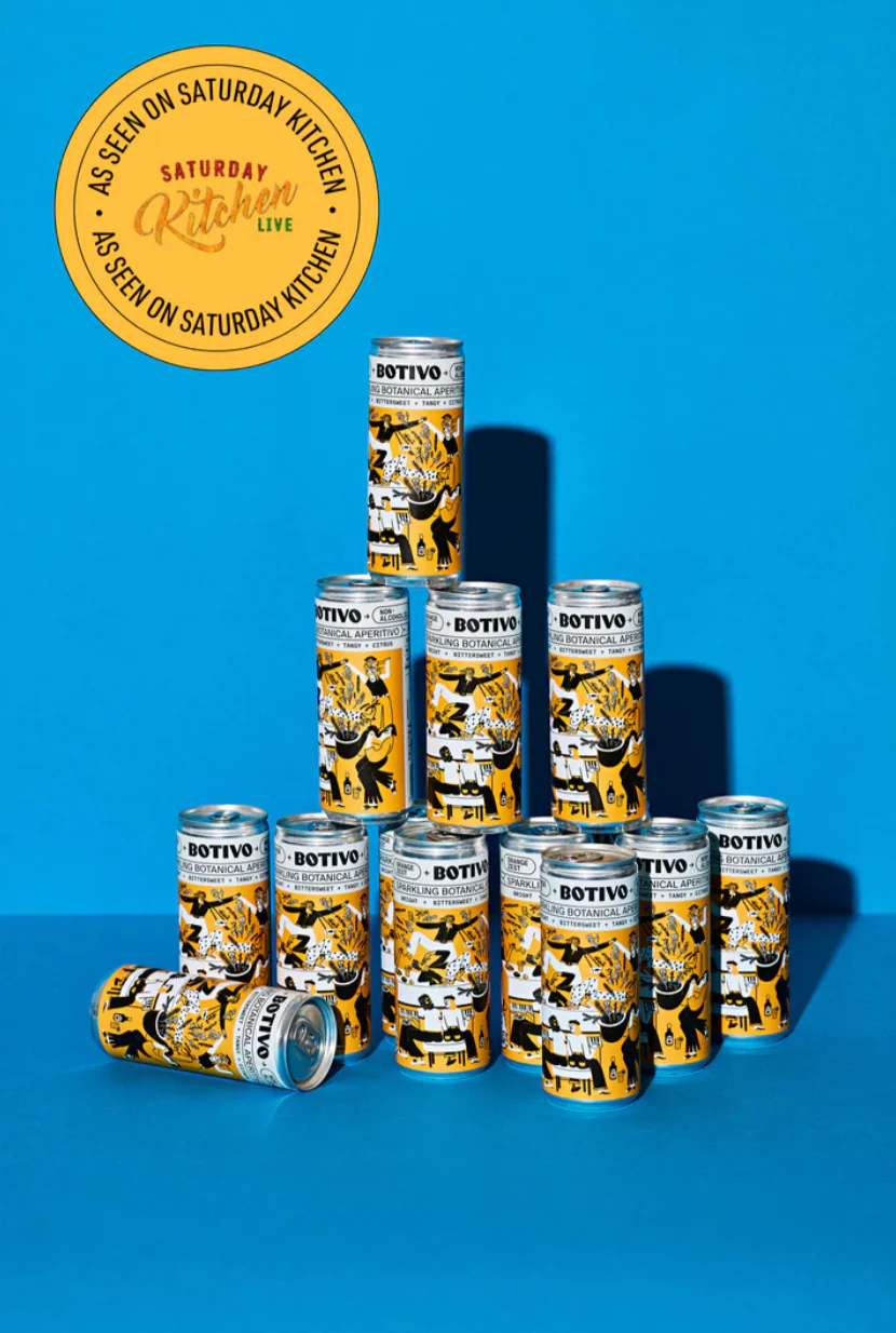 Botivo Soda Cans - Non Alcoholic Aperitivo, 250ml - Image 2