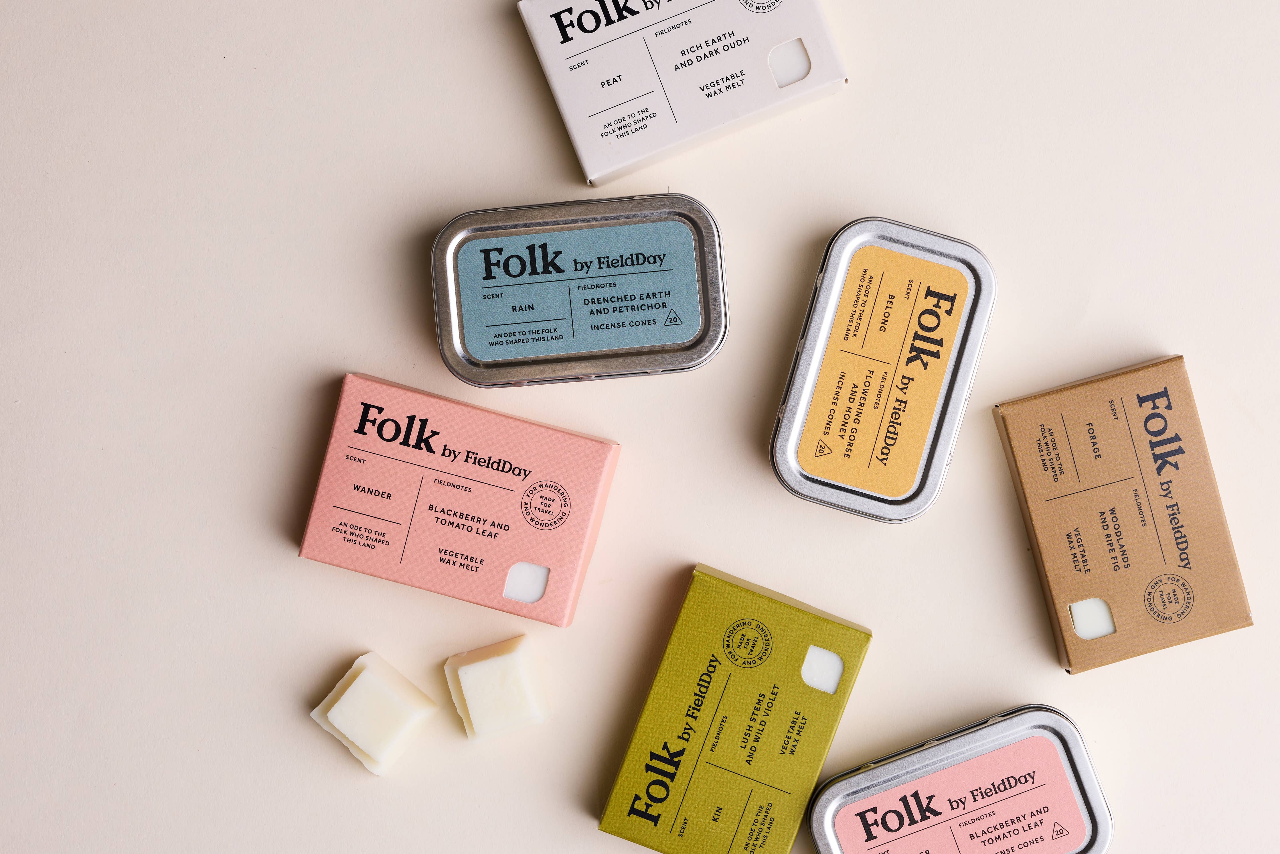 Wander Tin of Incense Cones, Folk, 18g - Image 4