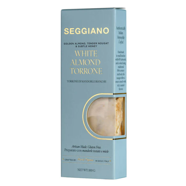White Almond Torrone, Seggiano, 100g