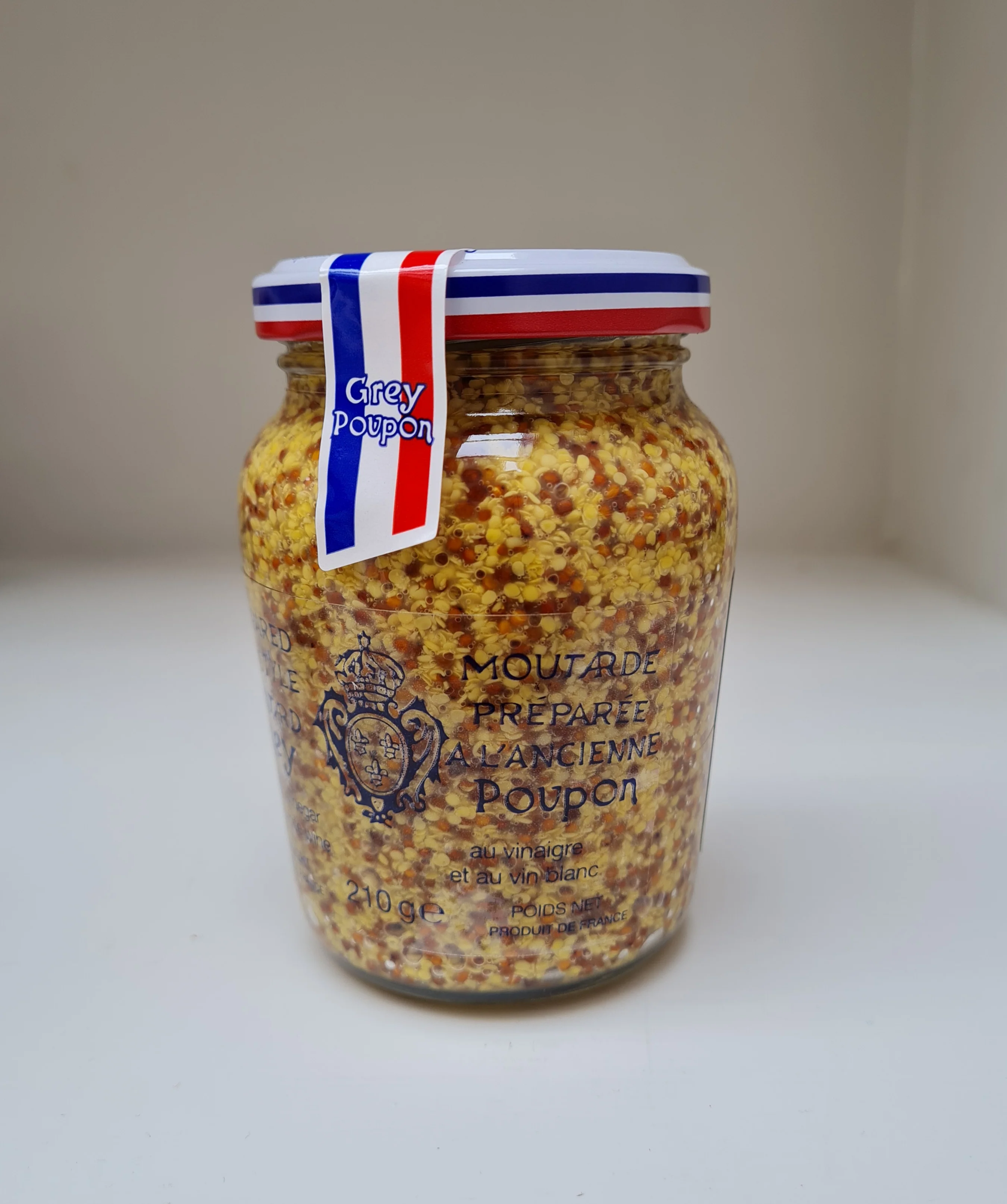 Wholegrain Mustard, Grey Poupon, 210g