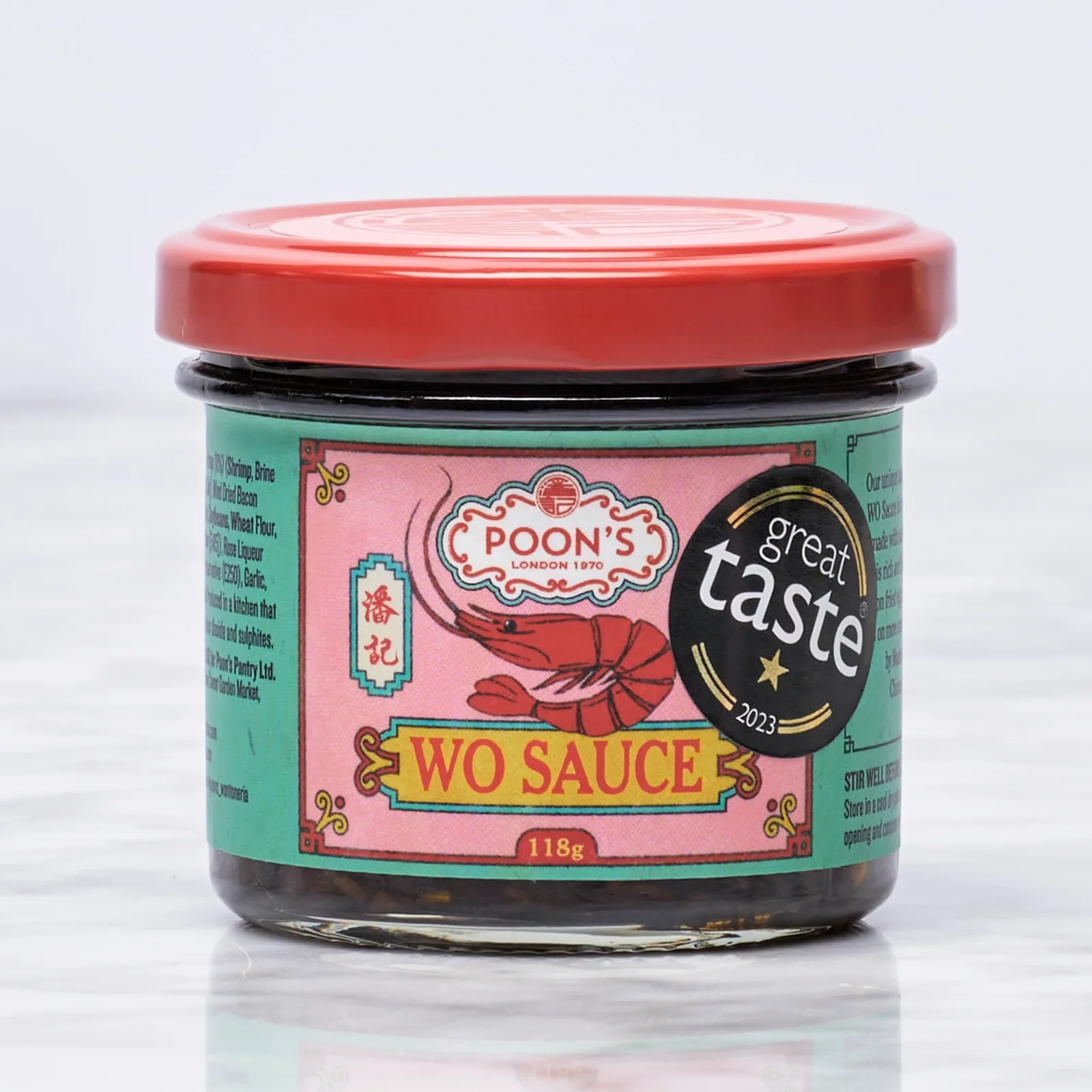 WO Sauce, Poon’s London, 118g